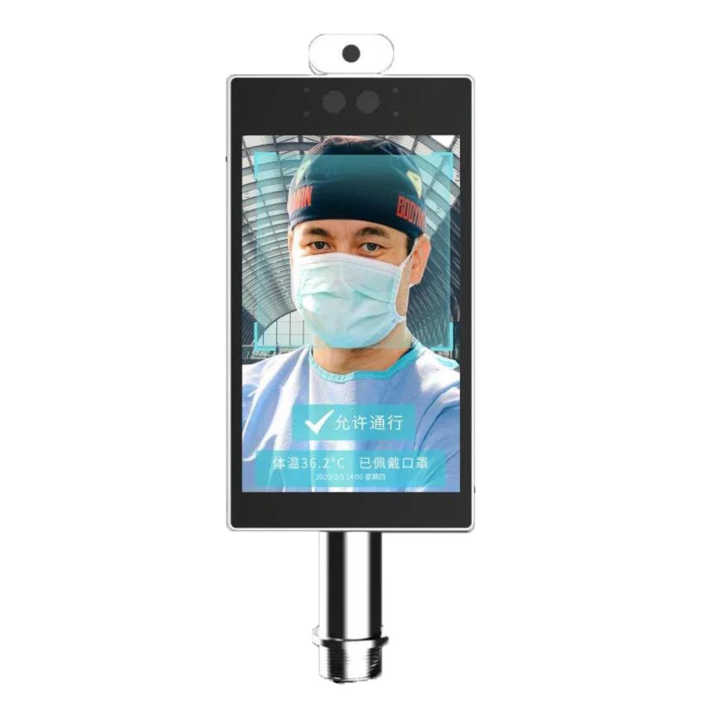 8 inch body temperature detection face recognition industrial tablet