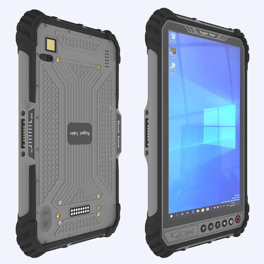 8 inch i5-8200y windows rugged tablets 1000nits LCD