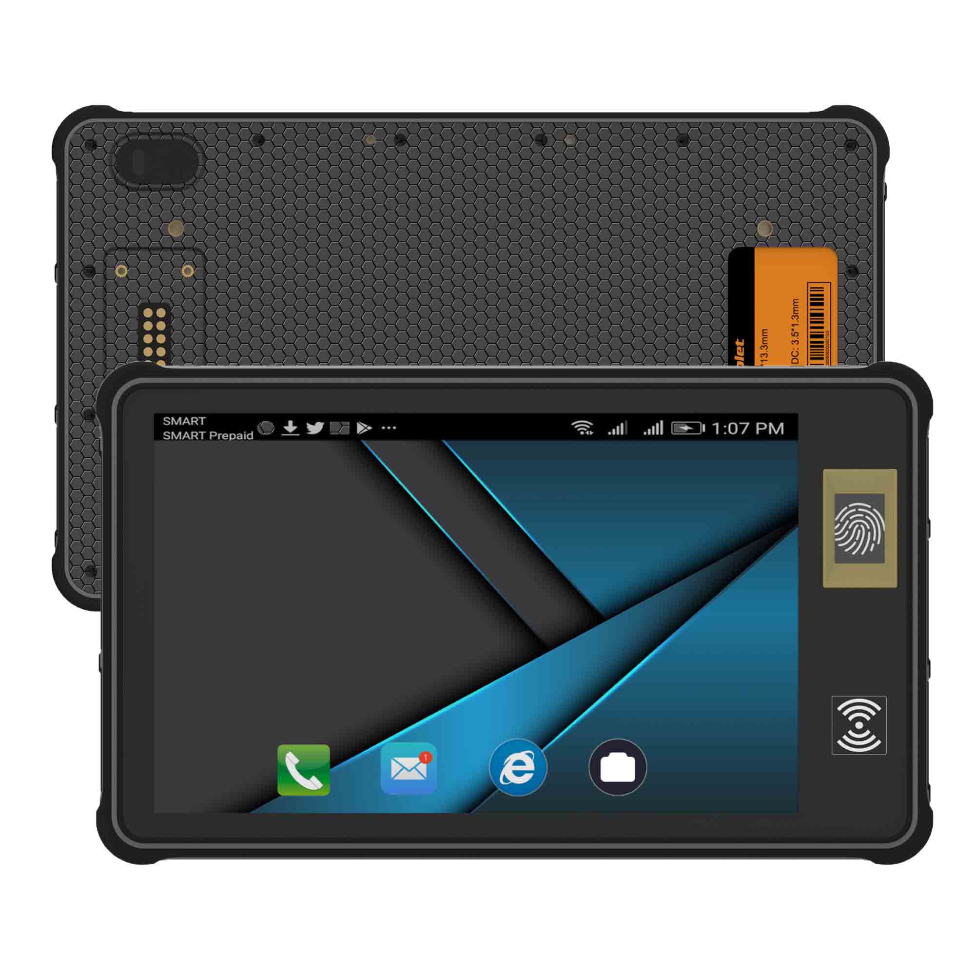 8 inch front fingerprint Android 13 Rugged Tablets