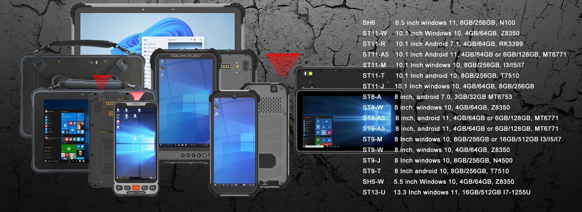 intel i5 i7 rugged tablet 