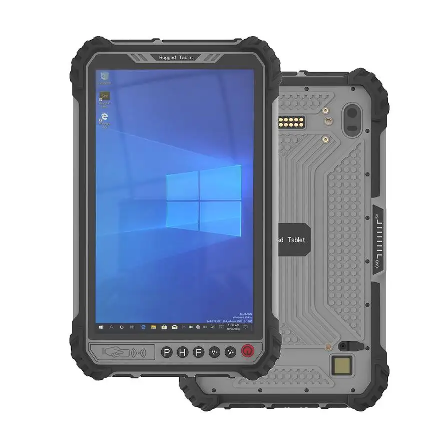 8 inch i5-8200y windows rugged tablets 1000nits LCD