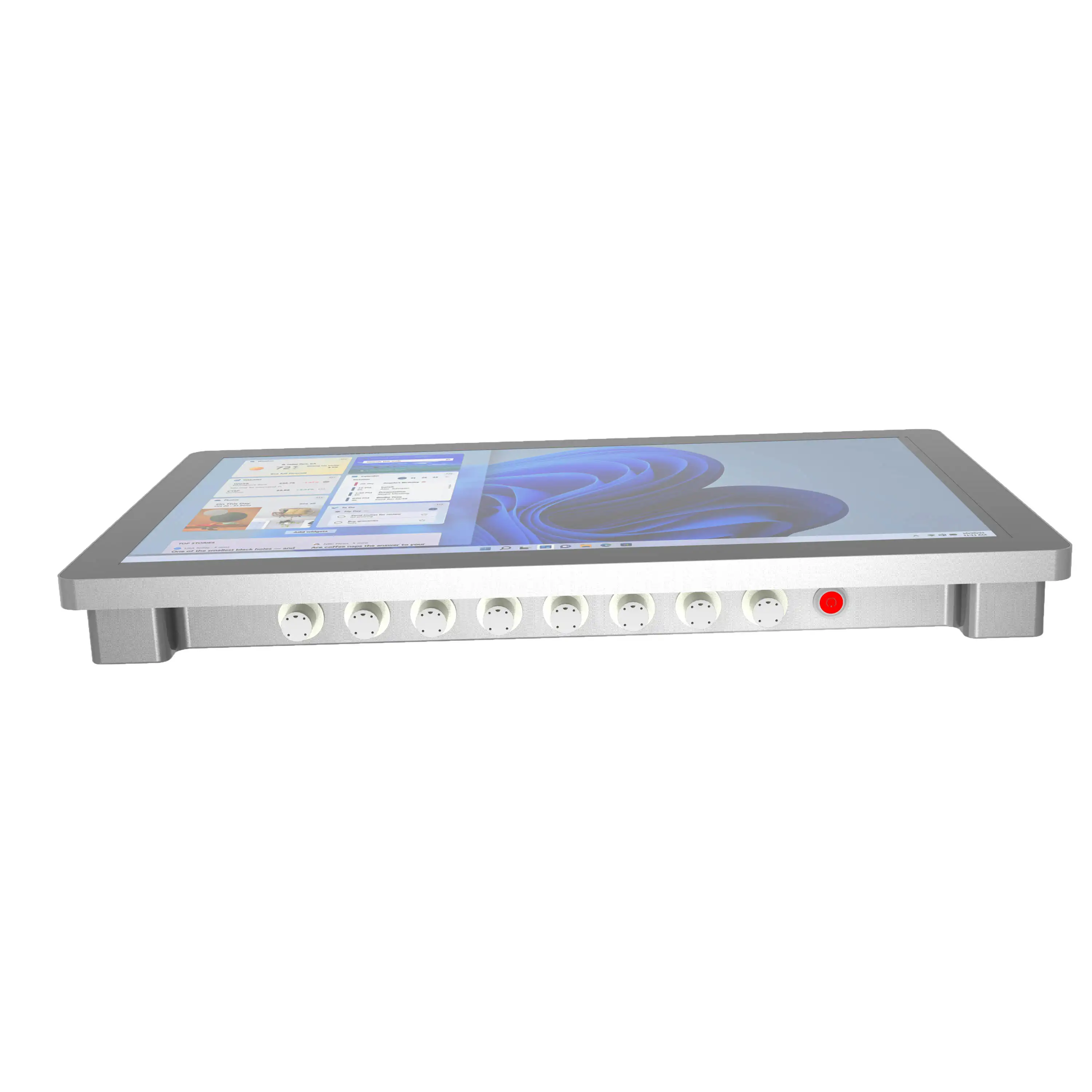15.6 inch IP65 Water proof industrial Panel PC with aviation port