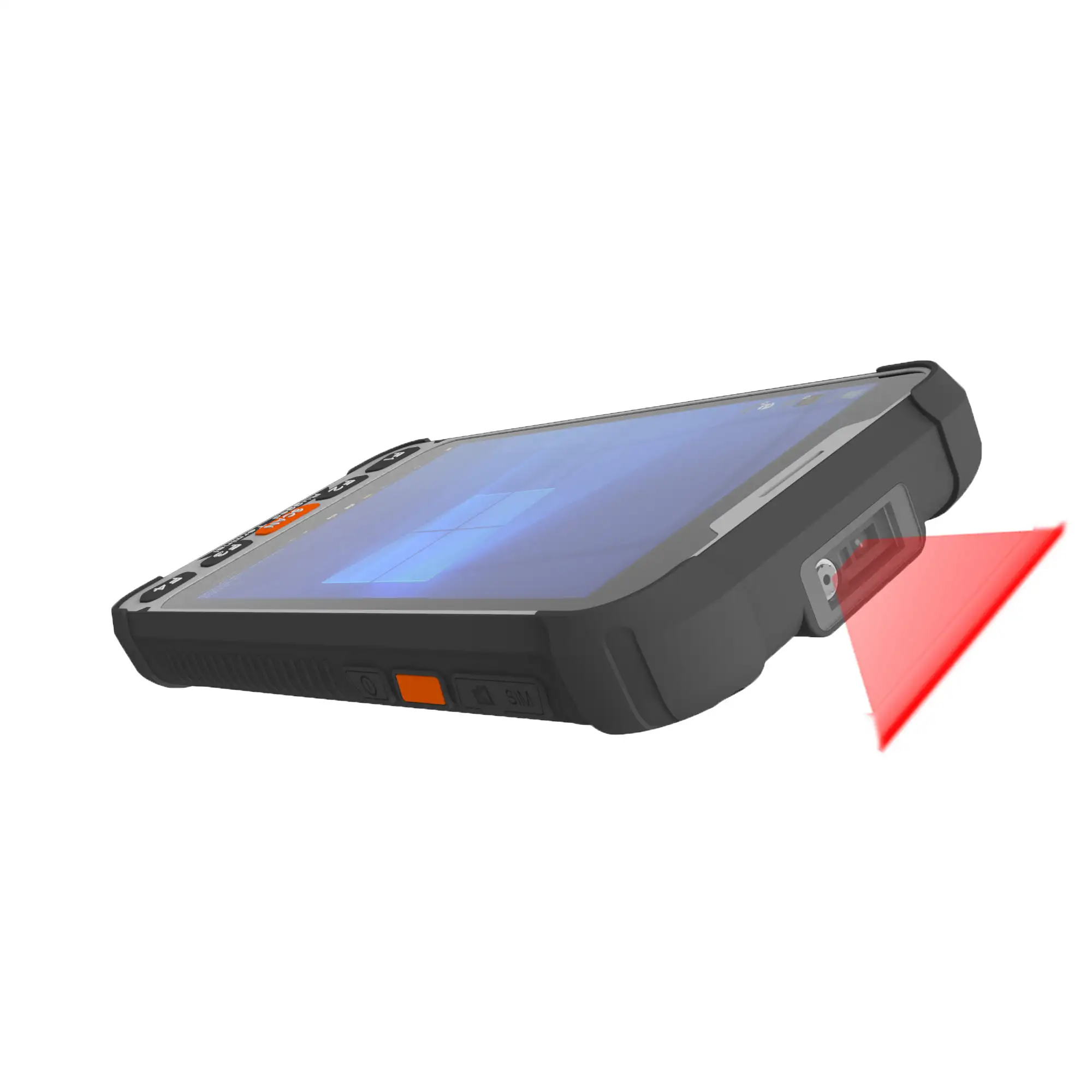 5 inch windows barcode smart rugged handheld terminal UHF