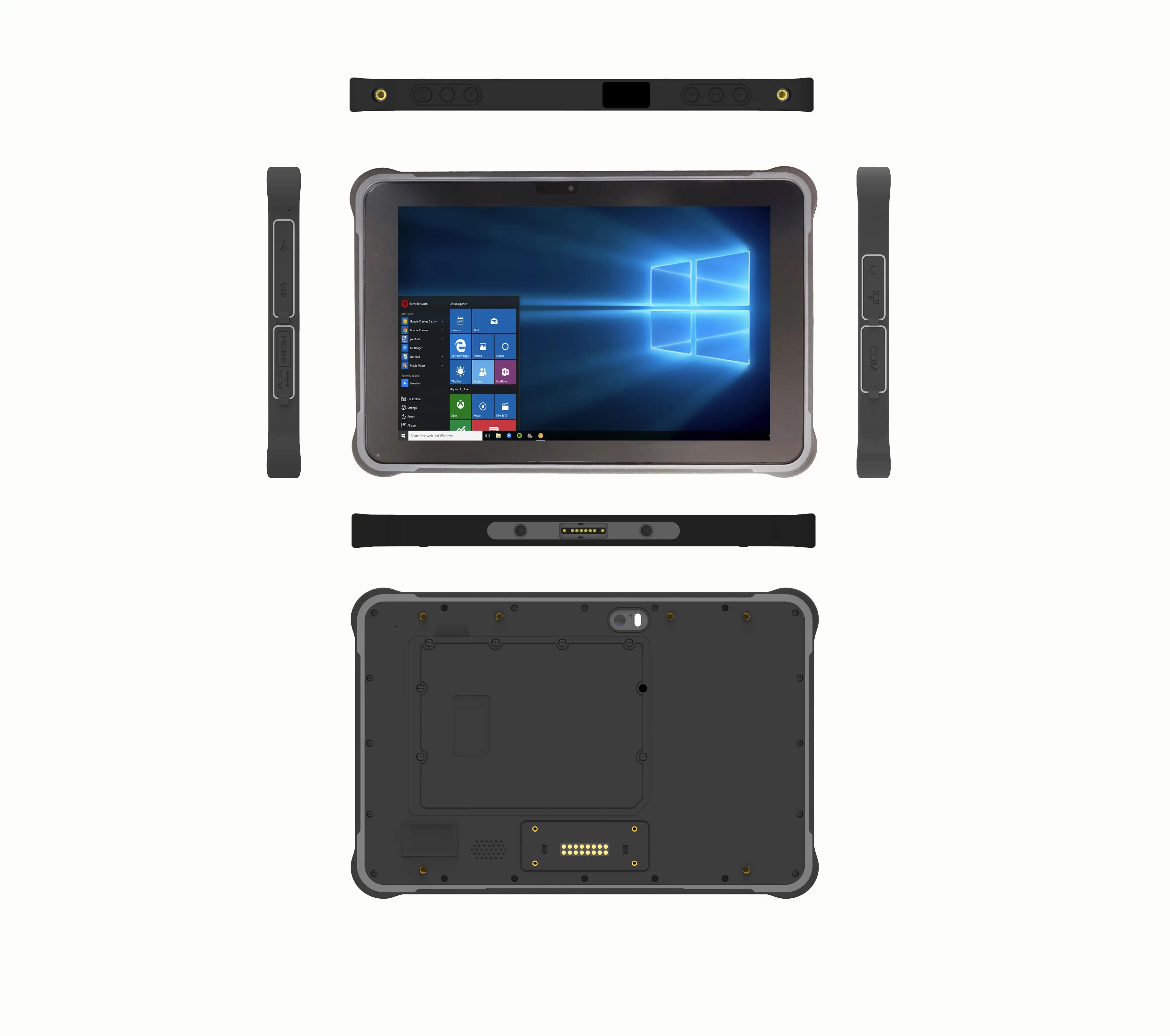 10.1 N5100 windows 8GB rugged tablets