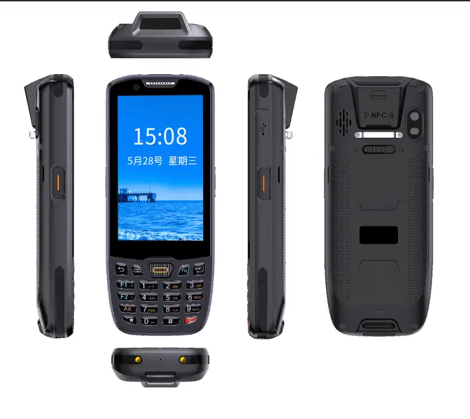 4 inch android 13 rugged smart handheld terminal scanner