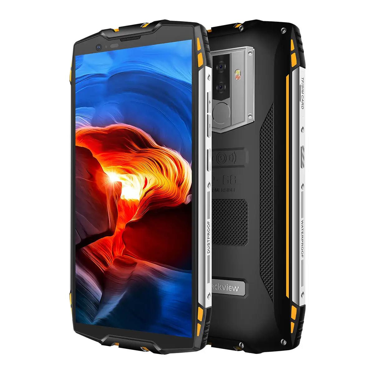 5.7 inch full screen smart rugged mobile phone BV9000