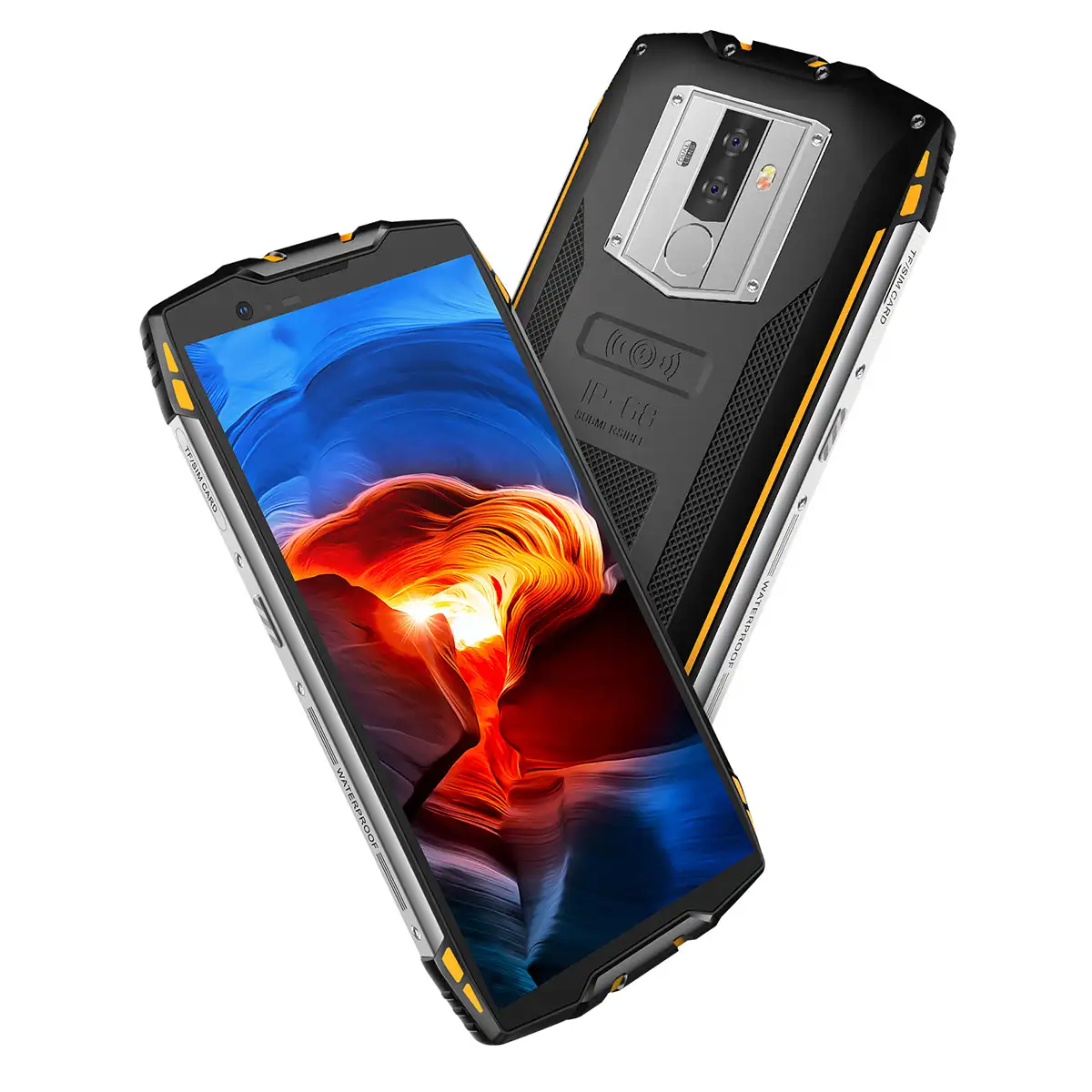 5.7 inch full screen smart rugged mobile phone BV9000
